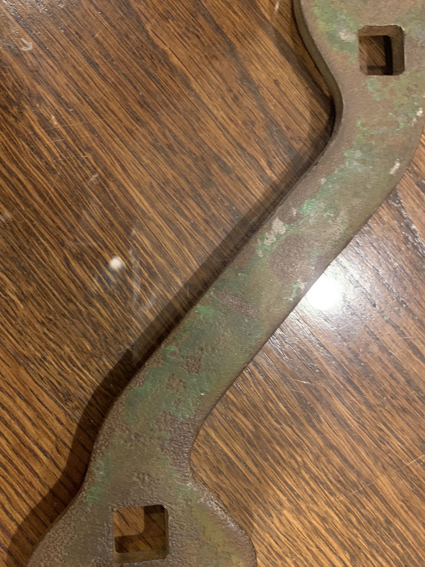 Vintage John Deere JD-51 A Wrench. Tractor planter implement antique tool.