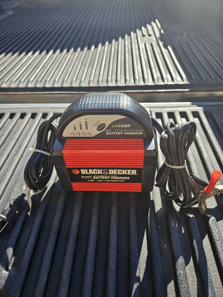 Black & Decker Battery Charger 2amp,4amp,6amp