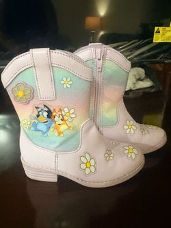 Bluey girls light up boots size 7