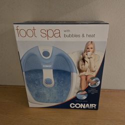 Foot Spa w/Bubbles & Heat