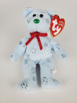 Flaky the Bear from the Ty Jingle Beanies (Teenie Beanie)