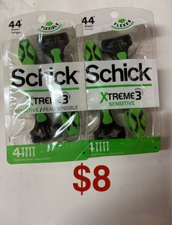 Schick Xtreme3 Sensitive Disposable Razors 2-Pack