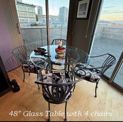 Kitchen / Dining table set and bar stools