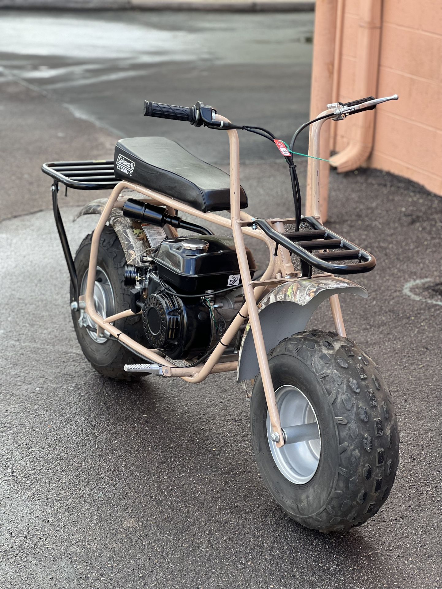 coleman mini bike exhaust