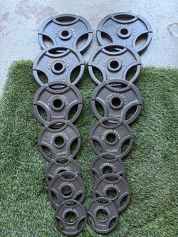 Olympic weight set/ weights