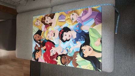 Two Disney Princess Canvas