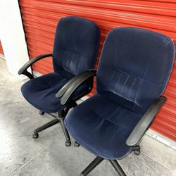 Blue Comfy Office Chair