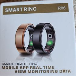 ** 💍 Smart Ring R06 – Health & Fitness Tracker | Size 7 Silver | Brand New**