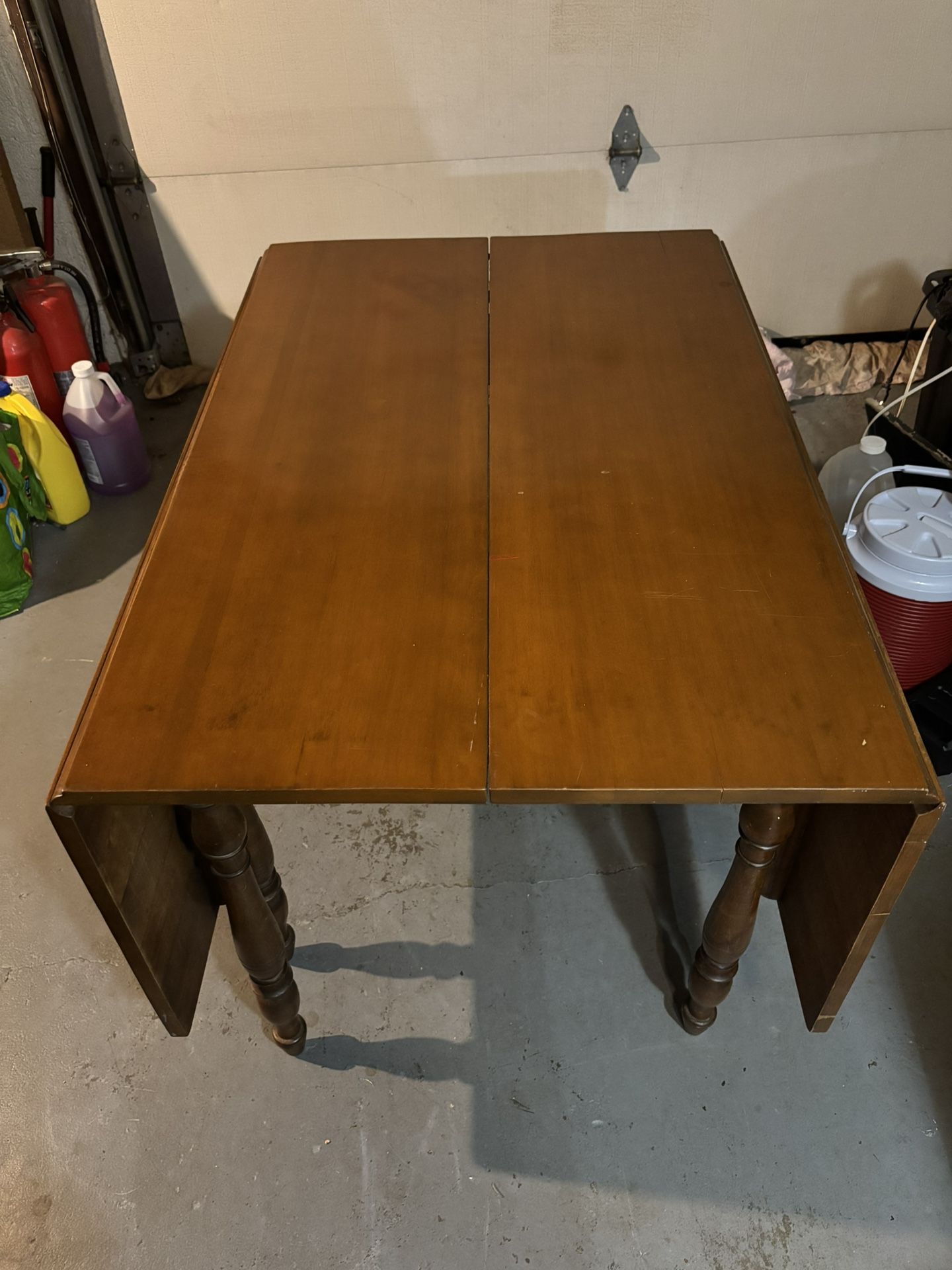 Folding , Kitchen Table, Solid Hardwood