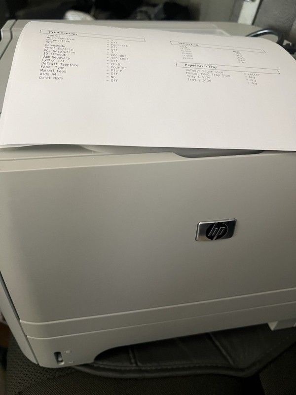 HP LaserJet Pro P2035n Laser Printer With Ink Toner Included.