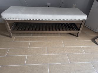 Leather Bench