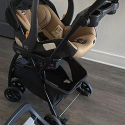 Chicco stroller with car seat base