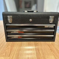 Vintage Craftsman Rally Tool Box 3 Drawer Very Good Condition  20 1/2 Wide