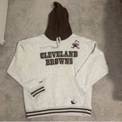Mitchell & Ness Cleveland Browns Off Season Fleece Hoodie Size M