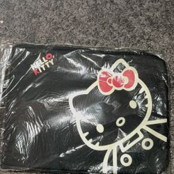 Hello Kitty Black Sleeve with Red Bow Graphic