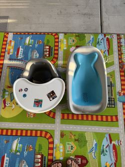 Baby Rinse Bather And Gracie Baby Floor Seat
