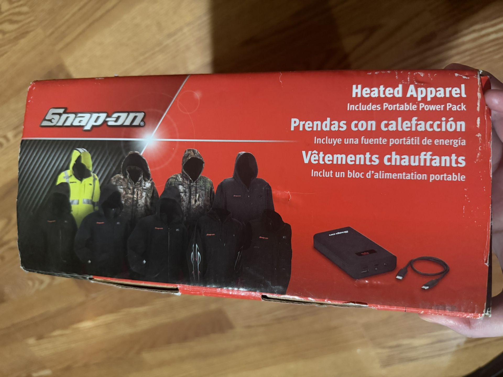 Snap-On tools Heated men's Jacket with Heater Core, Size Small - 1025359