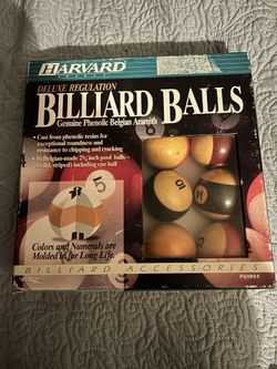 Vintage Billiard Balls