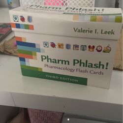 Pharmacology Flash Cards 