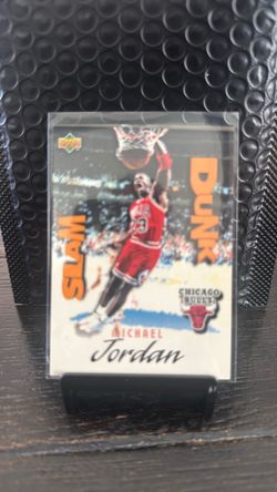 🐐🏀🔥97’98’ Upper Deck Michael Jordan slam dunk insert #22/40