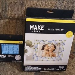 New Mosiac Frame Kit & New Concrete Stamps 