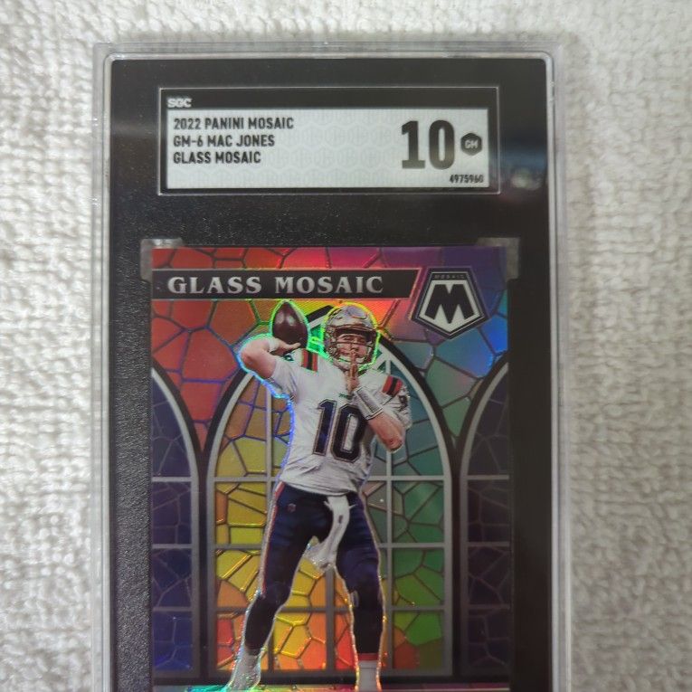 Mac Jones stained Glass Case Hit