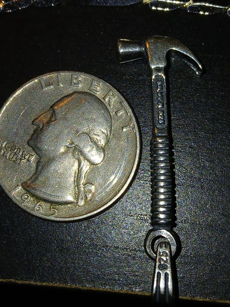 Sterling Silver Hammer Pendant