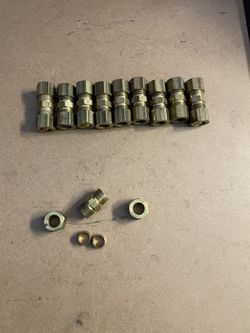 Union Fittings 3/8 Hose Size New