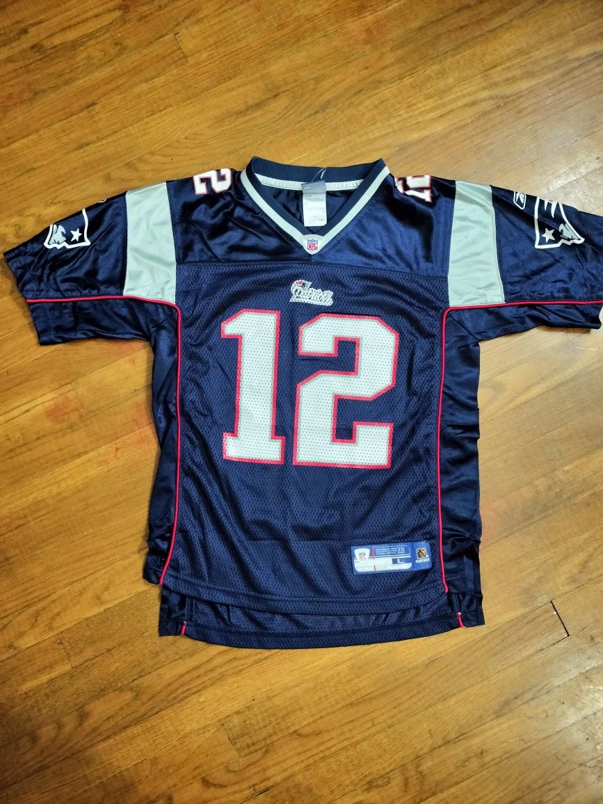 Vintage Y2K Tom Brady NFL Jersey Size Small-medium