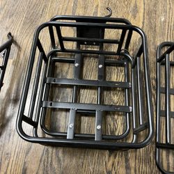 Black Bike Cargo Rack Set /$80 set