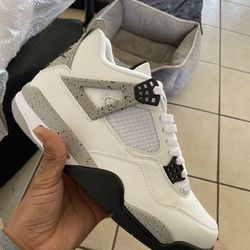 Jordan 4 White Cement 
