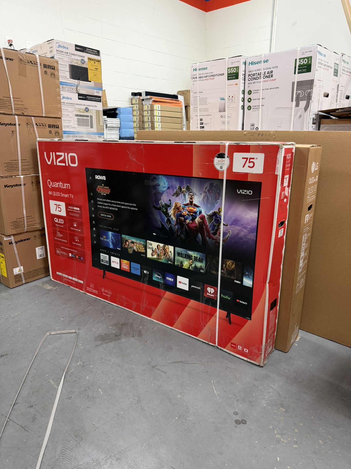 Vizio 75 Inch QLED 4K HDR Smart TV