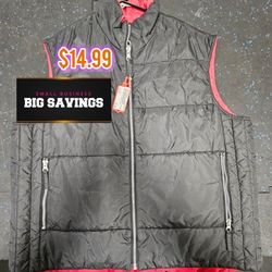 Blk/red Xl Mens Vest 