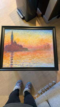 Reproduction Hand Painted Claude Monet San Giorgio At Dusk