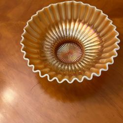 Vintage Carnival Glass Bowl