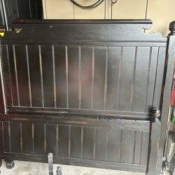Full size headboard and footboard from the Old Cannery