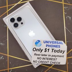 Apple Iphone 15 Pro Max 256gb Unlocked, FREE Smartwach/ Headphones. Pay $1 Today Rest in payments. NO CREDIT NEEDED FINANCING