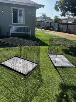Dog cage foldable