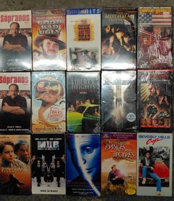 15 sealed VHS movies