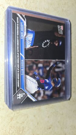 Topps Now LeBron James & Mookie Betts Baseball Card