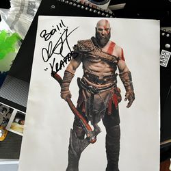 God Of War Signed Poster