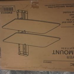 Dvd/glass wall mount