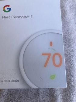 Google Nest Pro Edition Thermostat Smart Thermostat In Box
