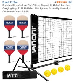 Bank new pickle ball set brand new