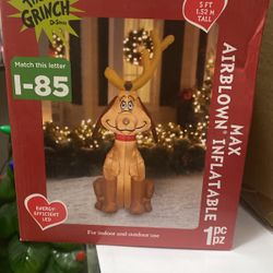 Max Dog From The Grinch Movie Blow Up New 