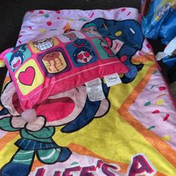 Kids Sleeping Bag and Pillow Set