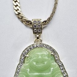 Buddha Necklace Gold Plated