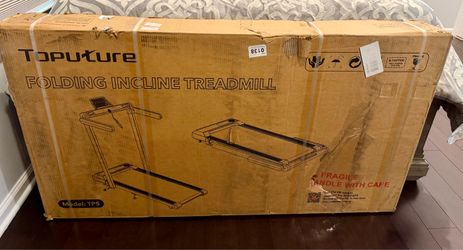 TOPUTURE Walking Pad Treadmill with 12% Incline, 0.6-10MPH