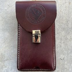 Occidental leather pouch