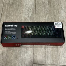 GameStop 60% Wired Mechanical Black Hot Swappable Keyboard - Brown Switch